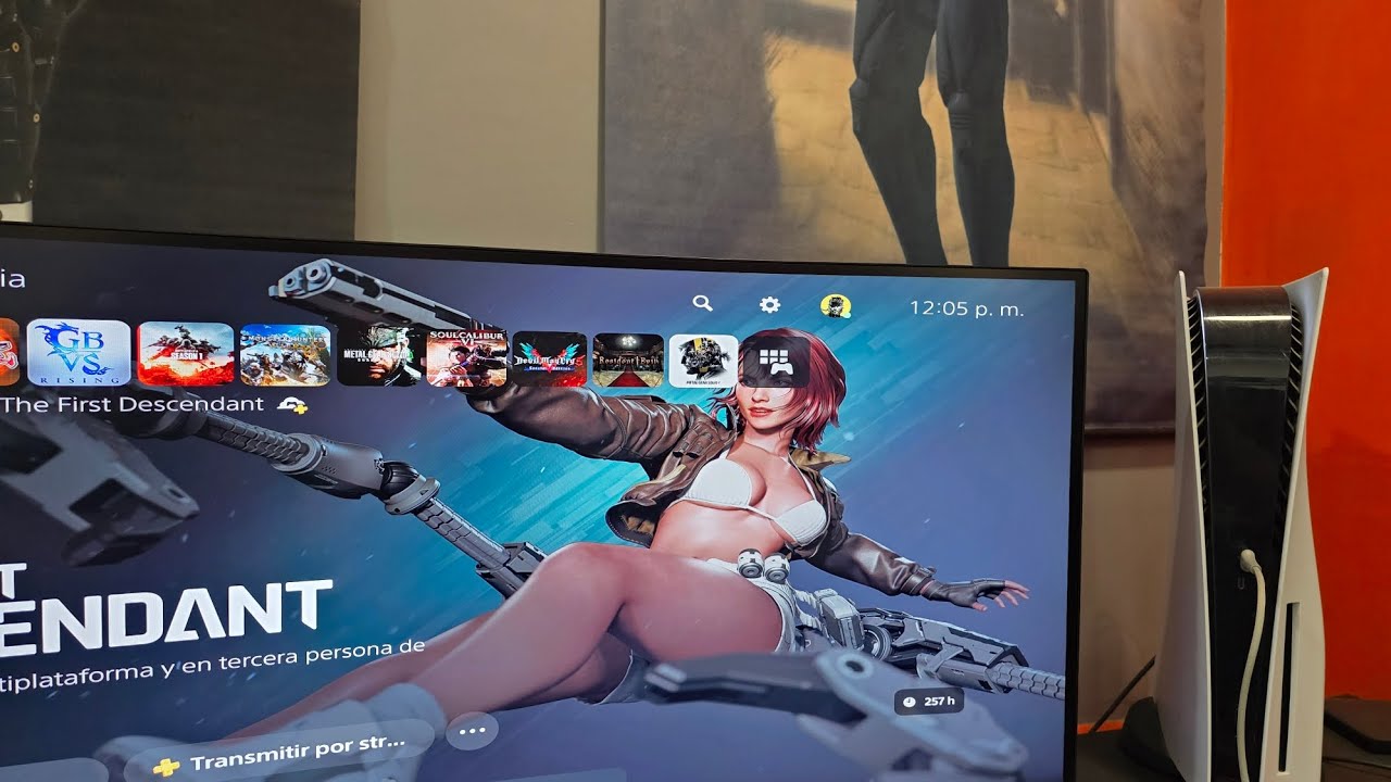 Configuración de PS5  a 1440p a 120hz en monitor gamer LG 34GP63A-B UltraWide 