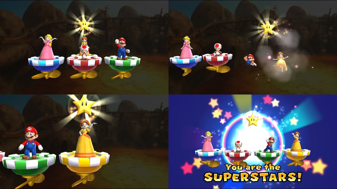 Mario Party 9: Multiple Superstar Tie Outcomes