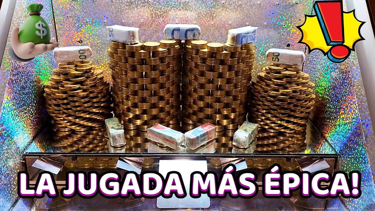NI UN SEGUNDO DEJÓ DE SALIR MONEDAS DE LA MÁQUINA!!💰🤑CON ÉPICAS CAÍDAS!!🔥😱🤯🤩🍀@LOS JUEGOS DE SUSAN