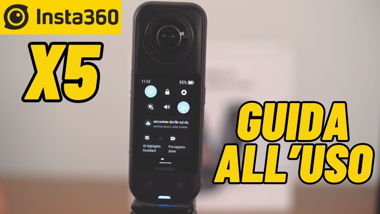INSTA360 X5 - la GUIDA COMPLETA per USARLA al MEGLIO