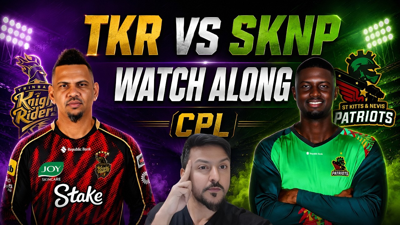 SKN Patriots vs TKR : 😱 Can Patriots Shock the Champions?🔥CPL 2026 LIVE Watch Party + Raw Emotions