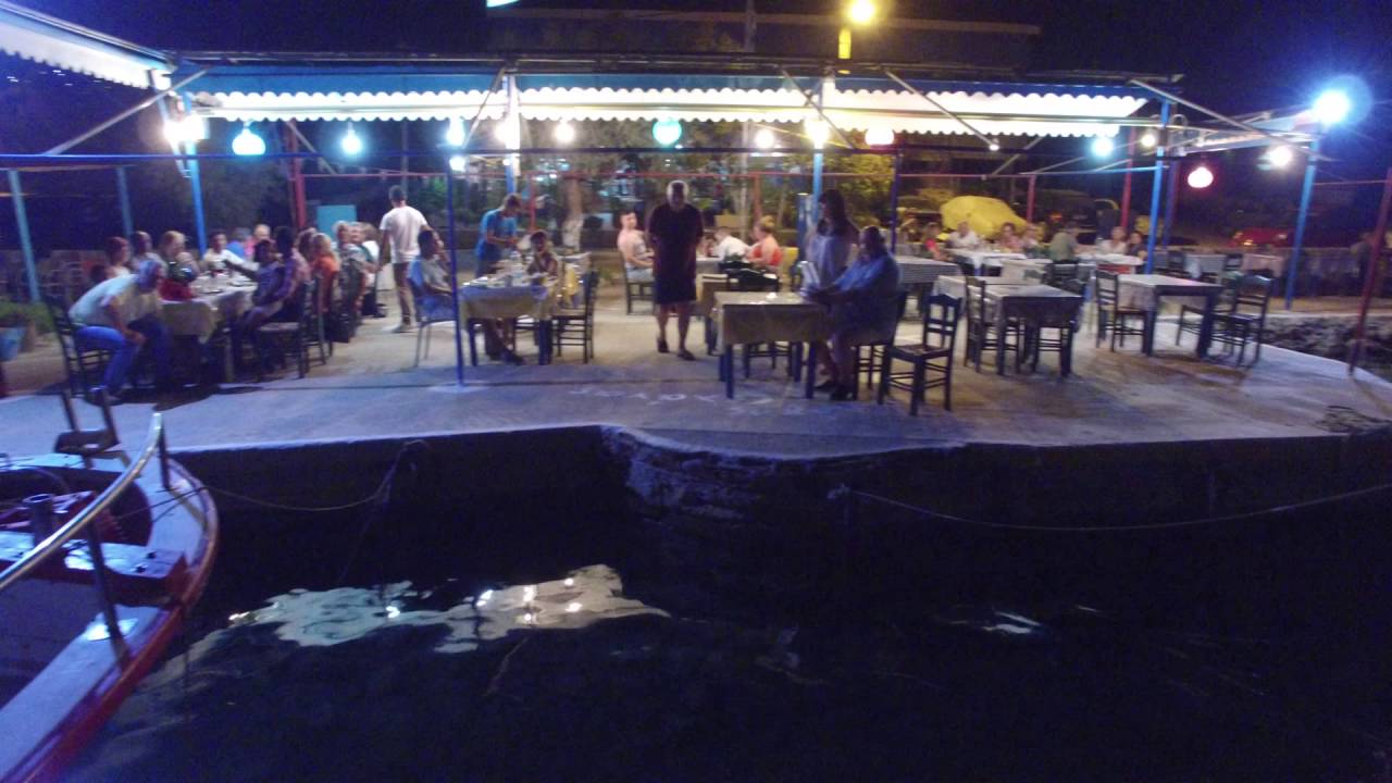 David Amphlett drones view of Korfos at night.