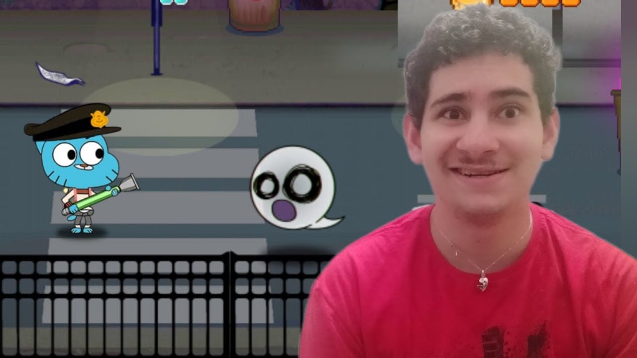 caçando os fantasmas em Gumball Ghostory