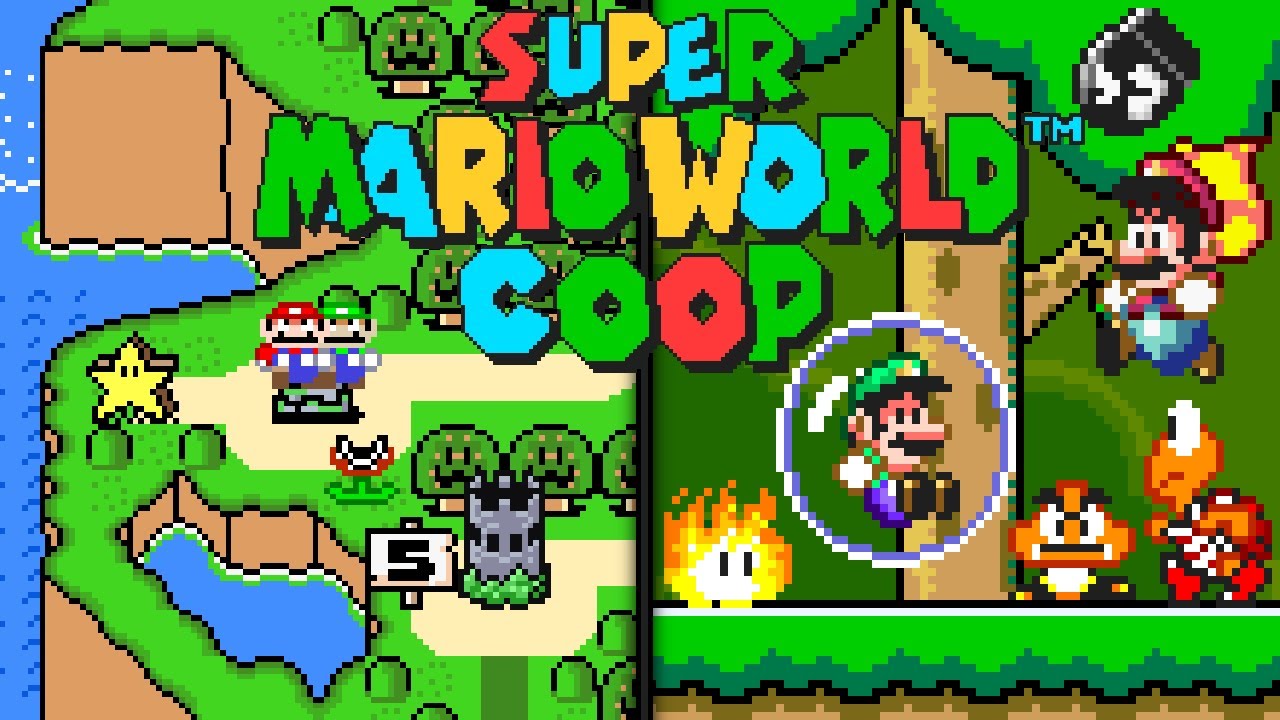 Super Mario World but it's a Co-op - Forest Of illusion. ᴴᴰ