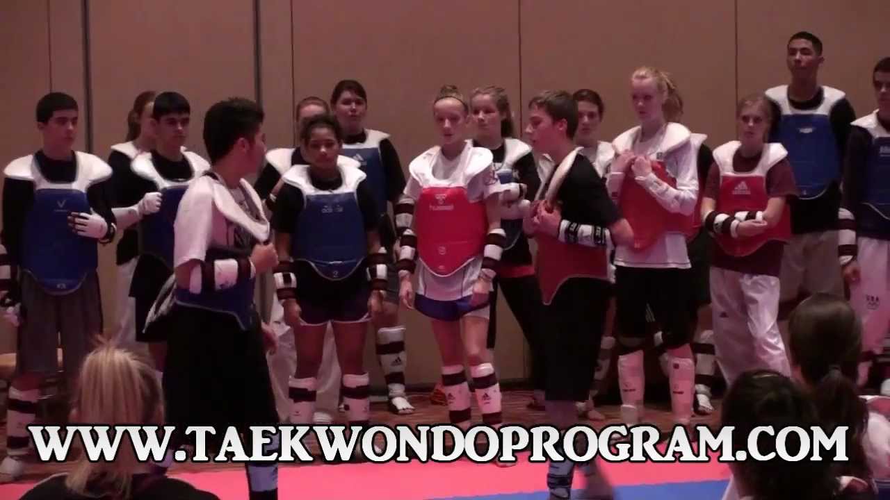 Juan Moreno Taekwondo. Contact drills and sparring # 2