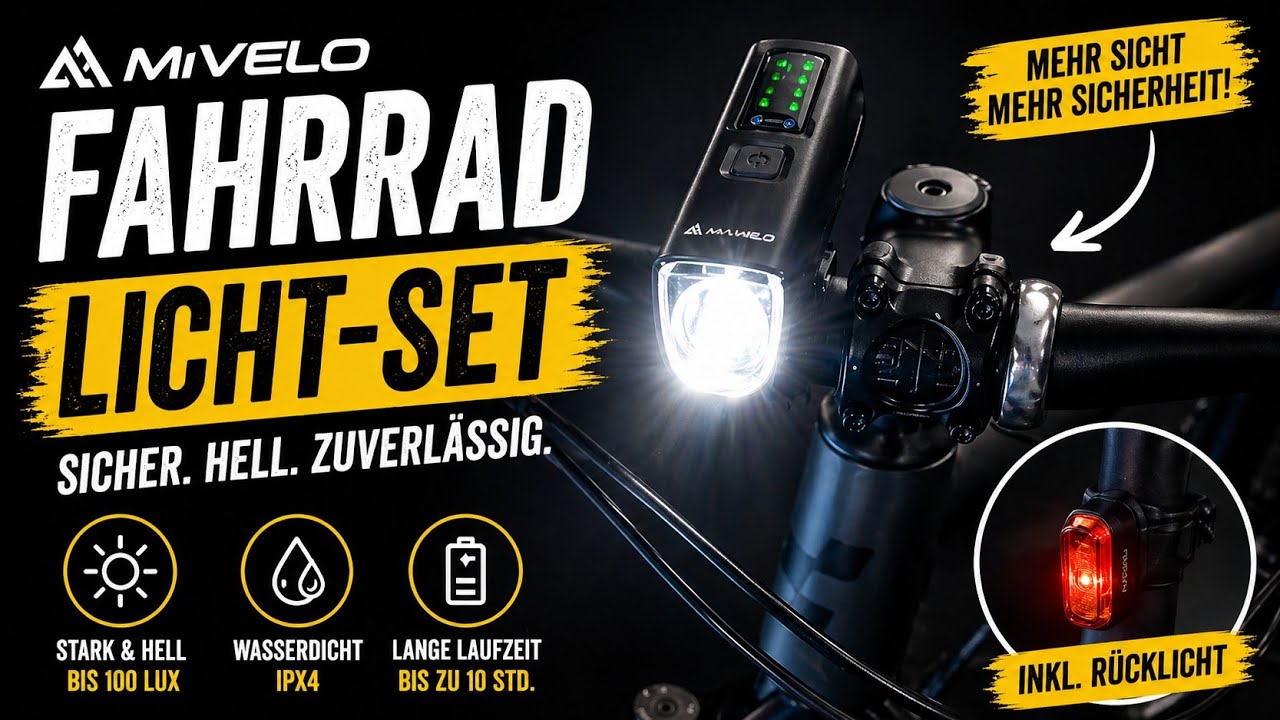 Fahrradlicht-Set von MIVELO ausgepackt und aufgebaut #fahrrad #beleuchtung