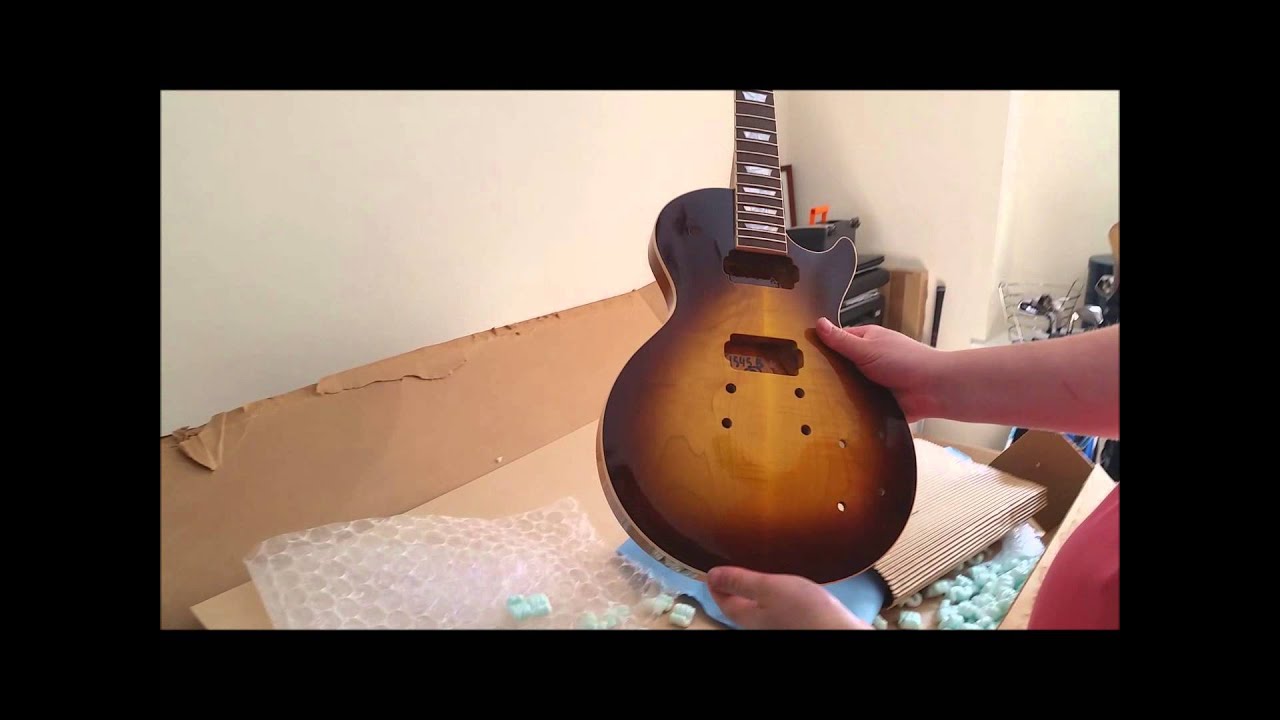 Precision Guitar Kits Les Paul project unboxing
