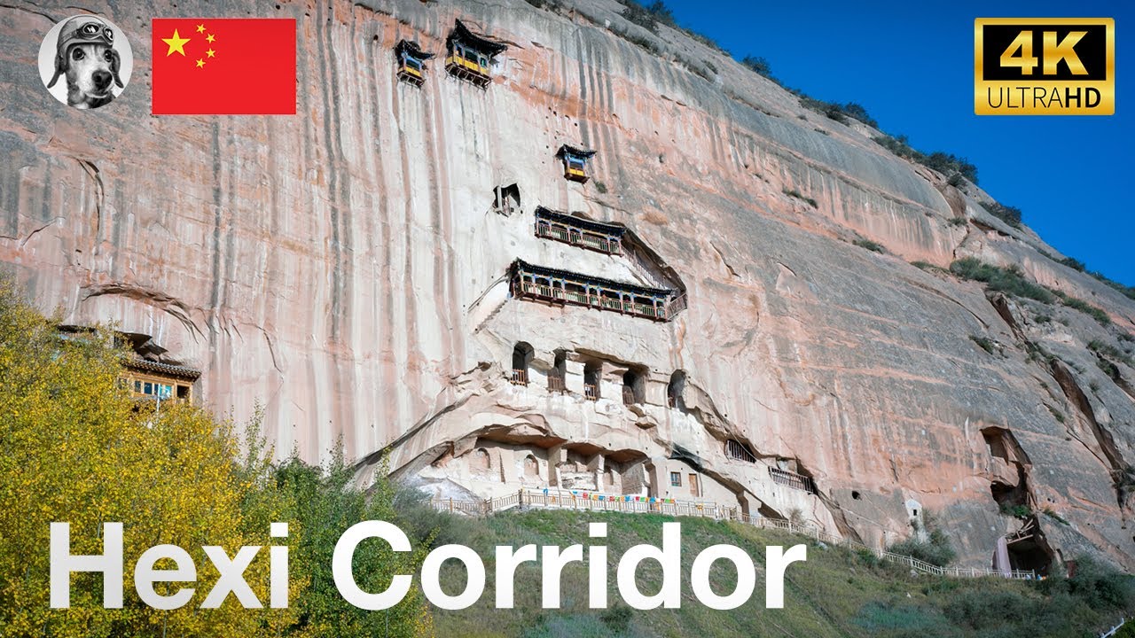 Silk Road 🇨🇳 Hexi Corridor - Gansu Travel Guide with Location - Relaxing film (4K UHD)