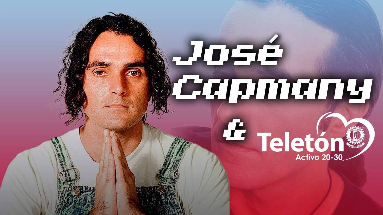 José Capmany el padre del rock costarricense en Teletón Costa Rica en el año 2000