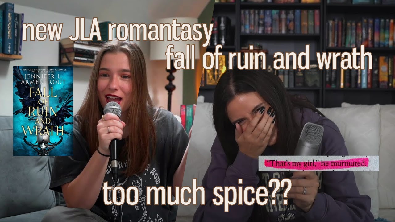 fall of ruin and wrath review // new JLA romantasy // too much spice??
