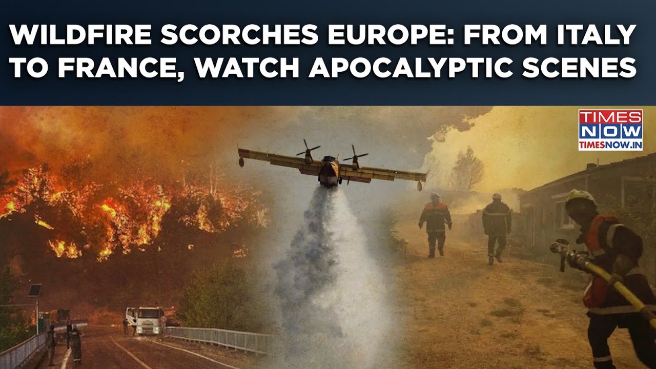 Europe Wildfires: From Italy To France-Thousands Displaced, Acres Of Land Reduced To Ashes, Watch
