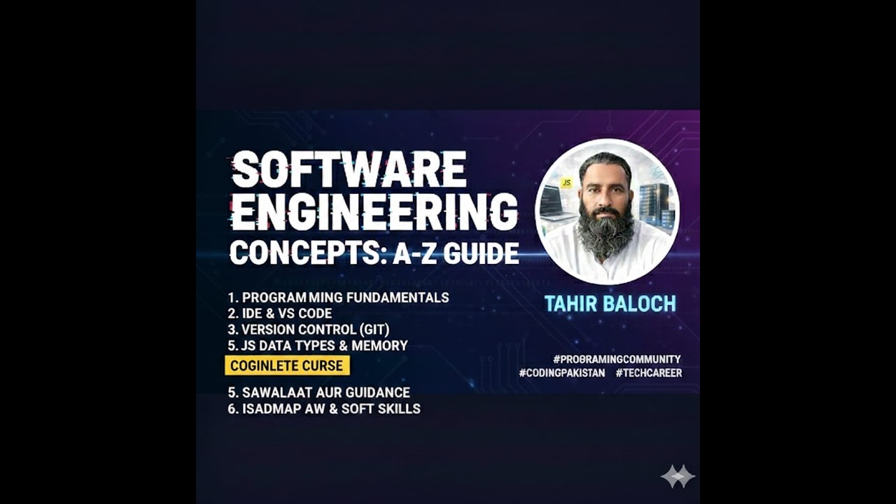 Day 15 | Software Engineering 2026 | Core Concepts of  IDE, Data types of JavaScript