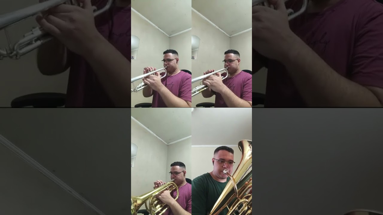 quarteto de metais 233 #trumpet #musica #trombone #ccbhinos