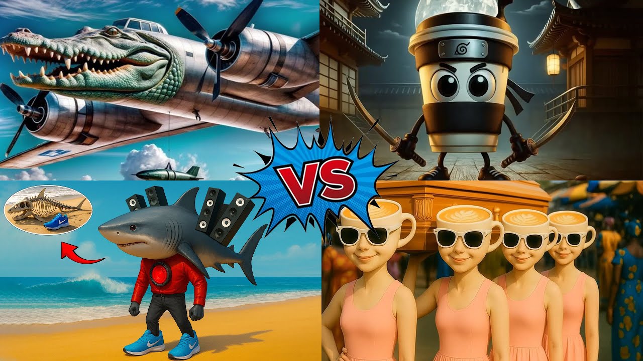 BOMBARDIRO CROCODILO 🆚 COPPUCHINO ASSASINO 🆚 BRAINROT SKIBIDI 🆚 BRAINROT EXTINCTION - Tiles Hop