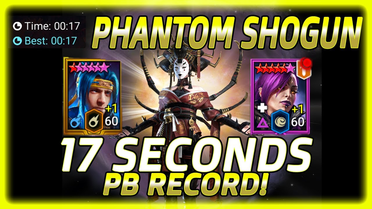 МОЙ РЕКОРД С НИНДЗЯ В ОТРЯДЕ В PHANTOM SHOGUN 25! RAID SHADOW LEGENDS