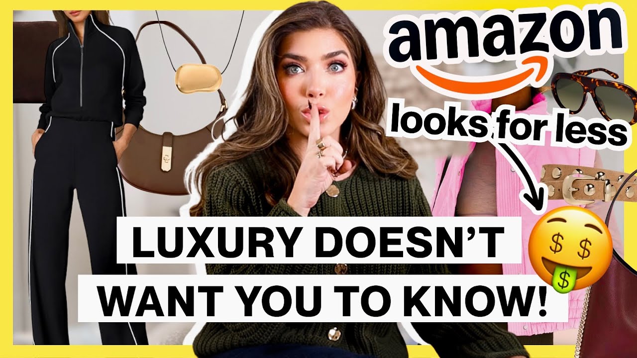 AMAZON ✨Looks for Less✨ that LUXURY BRANDS Don't Want You To Know About 🤫 #AmazonHaul #AmazonFinds