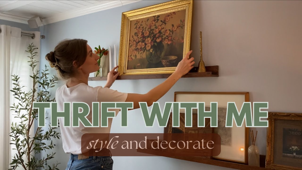 Create A Cozy Vintage Modern Home with Beautiful Thrift Store Finds & Budget-Friendly Decor