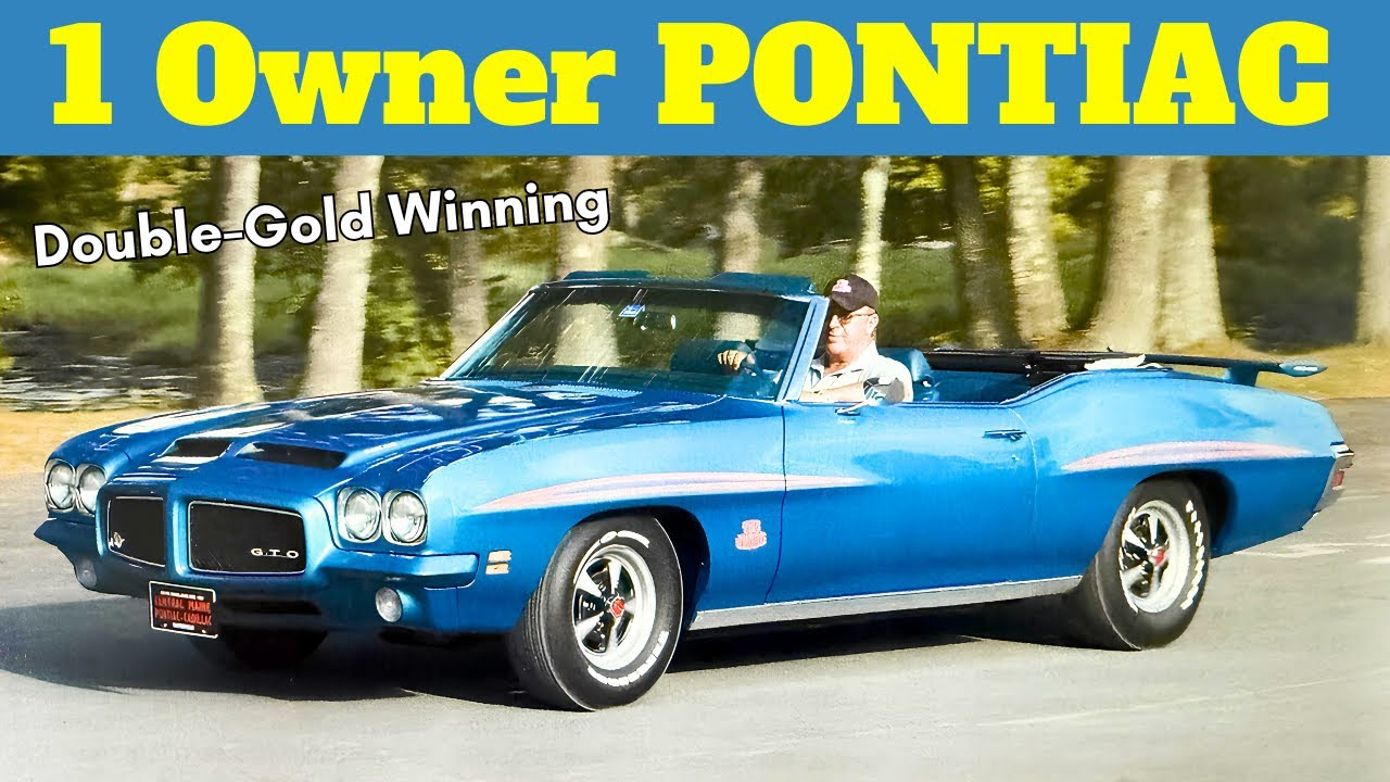 ALL RISE: One Owner, 1-of-17, 1971 Pontiac Judge Convertible!