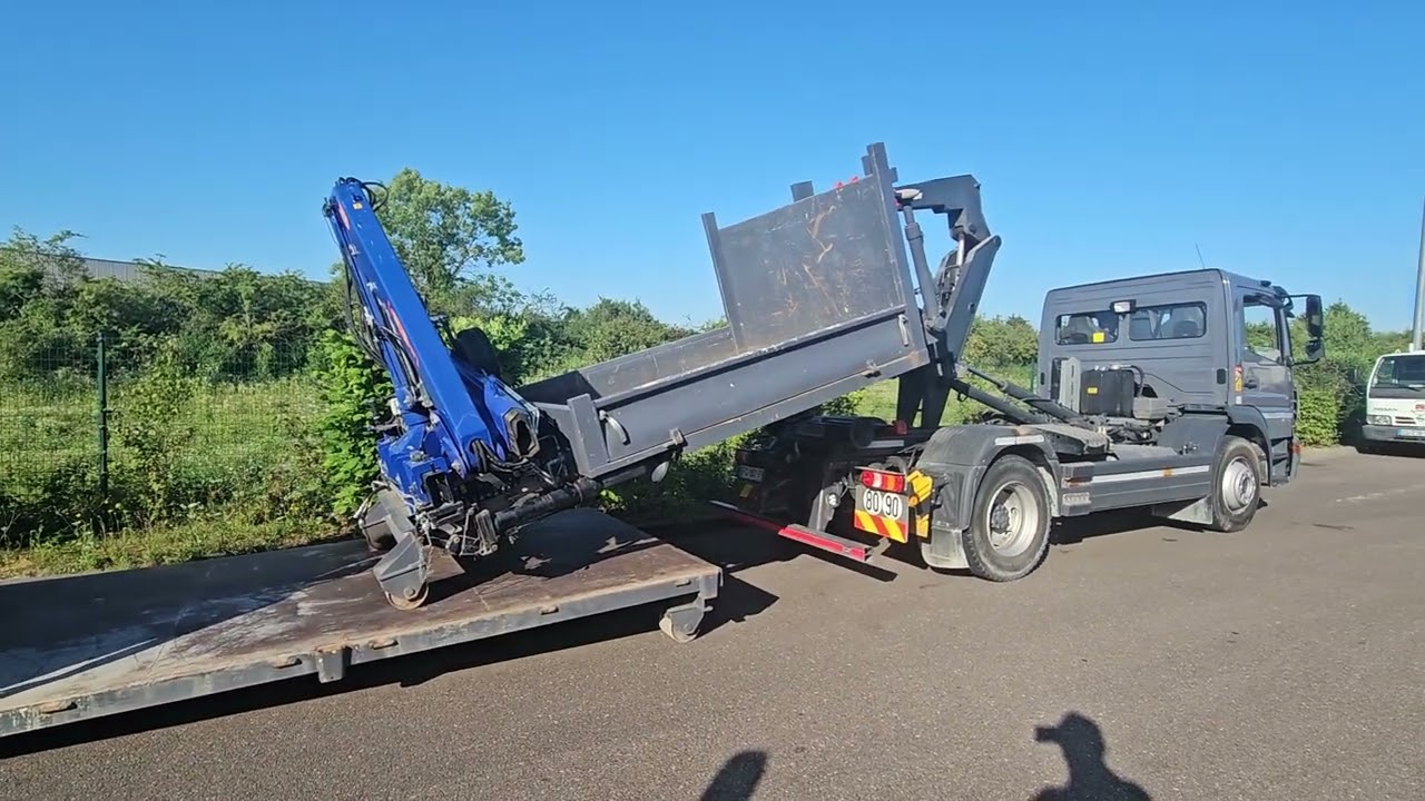 Camion Grue Mercedes ENSALES FUNERAIRE 8
