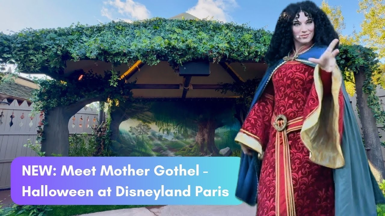 [4K] How to stay young & fabulous - NEW Mother Gothel Halloween Show | Disneyland Paris, Oct. 2024