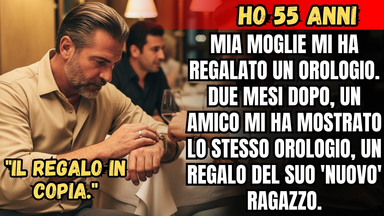 HO 55 ANNI. MIA MOGLIE MI HA REGALATO UN OROLOGIO. DUE MESI DOPO, UN AMICO MI HA MOSTRATO LO...