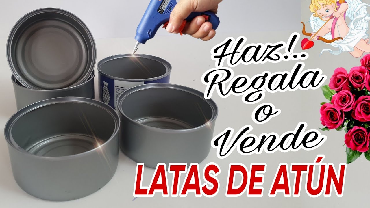 Fantástica Idea con una Simple LATA de ATÚN Manualidades que generan ingresos con Material Reciclado