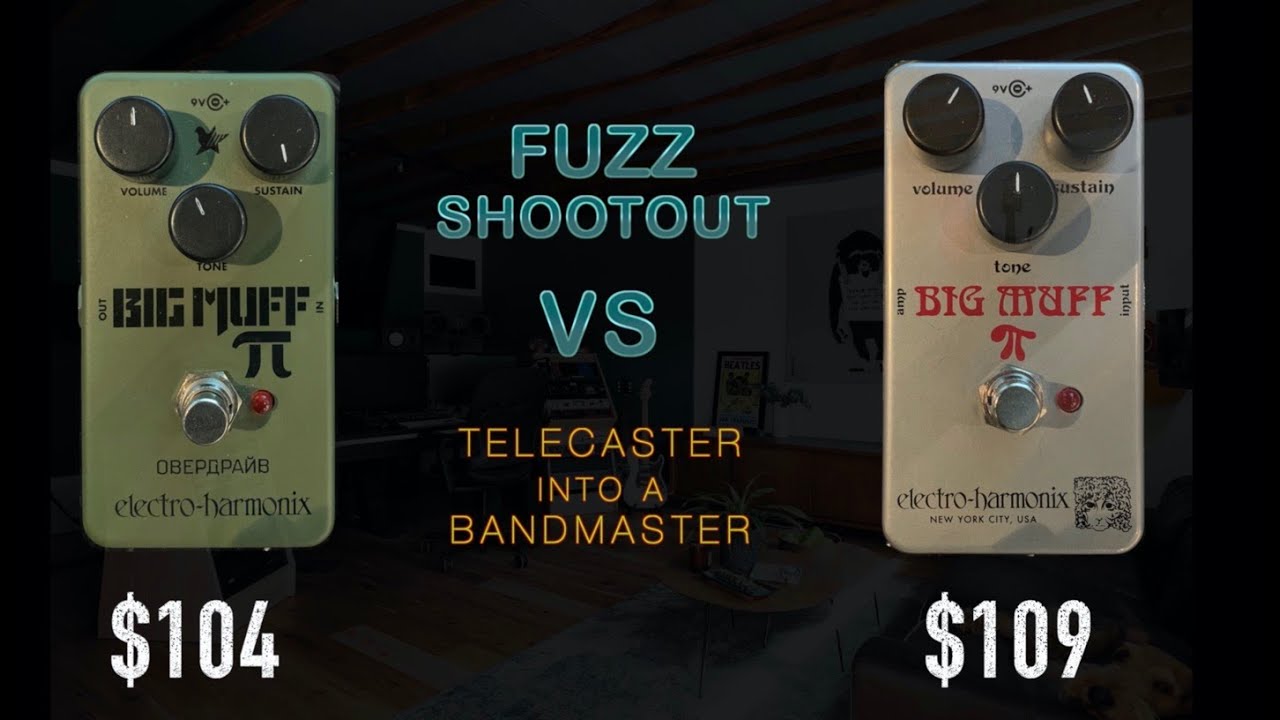 BIG MUFF FUZZ SHOOTOUT #08 BIG MUFF RUSSIAN RI V BIG MUFF RAM'S HEAD RI