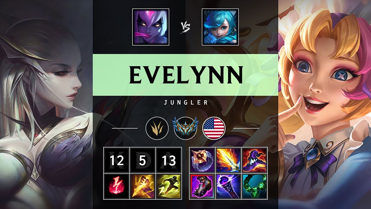 Evelynn Jungle vs Gwen - NA Challenger Patch 25.21