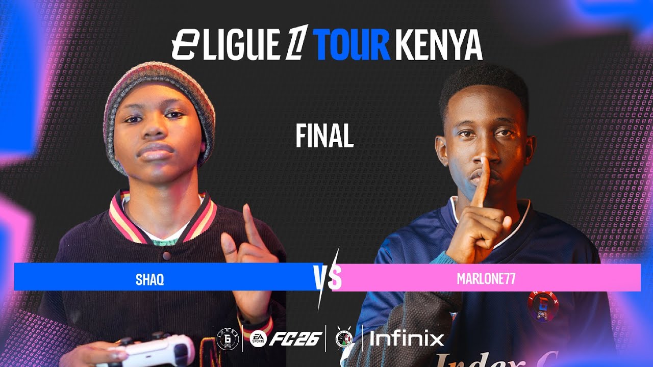 SHAQ's INSANE 6-0 DOMINATION! 🇰🇪 | Marlone77 RESIGNS in eLigue1 Tour Kenya Final!