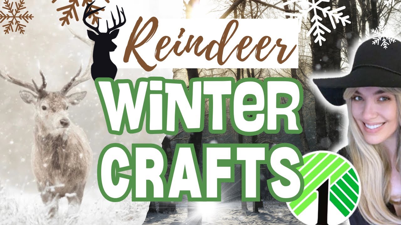 Reindeer themed Winter DIYS | Decorating for after Christmas | Dollar Tree DIY