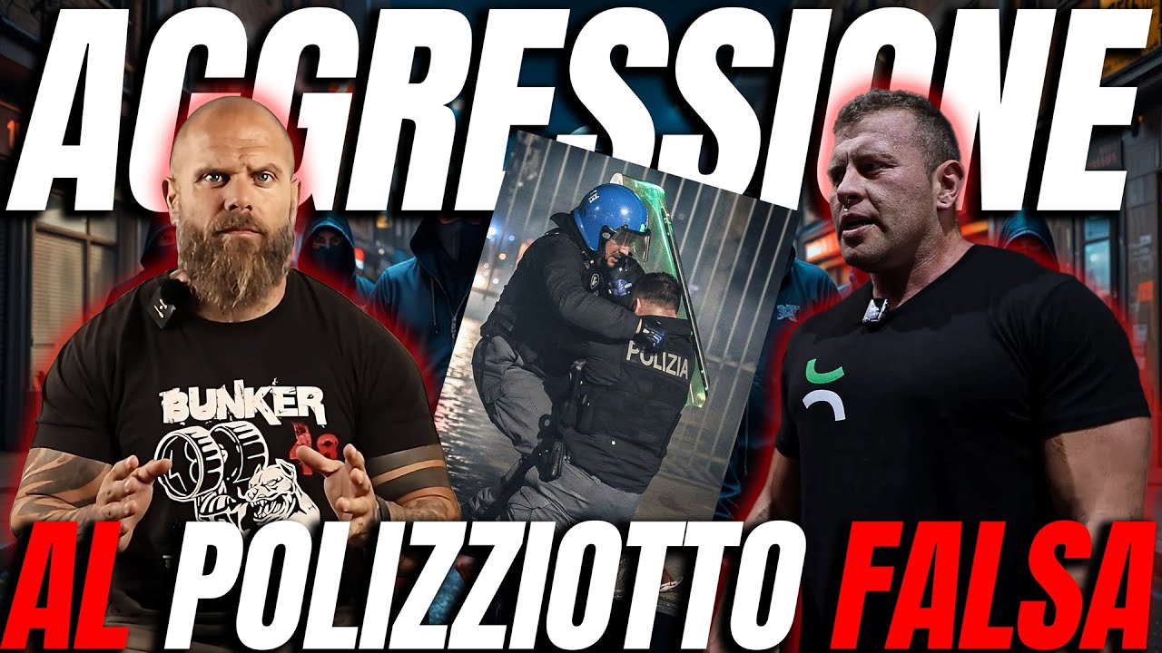 il video del POLIZZIOTTO AGGREDITO &egrave; una MESSA IN SCENA !