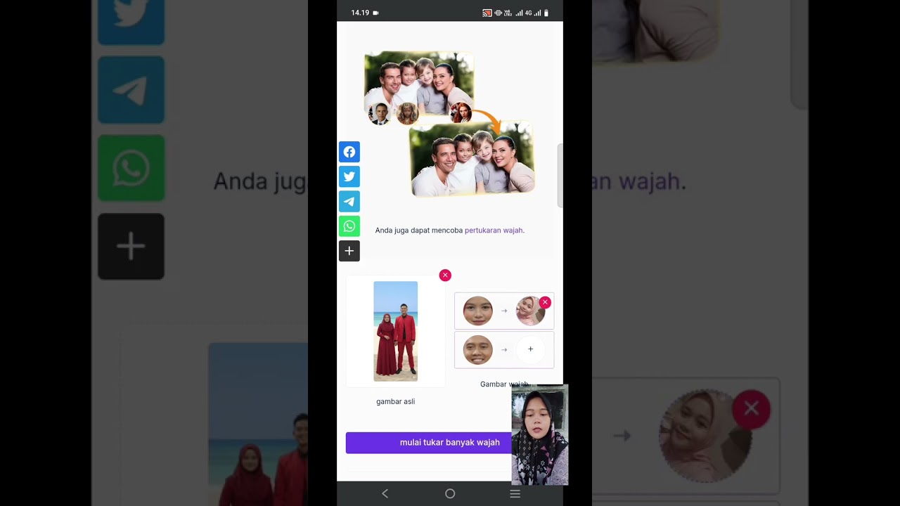 Tutorial mengedit foto bareng idola