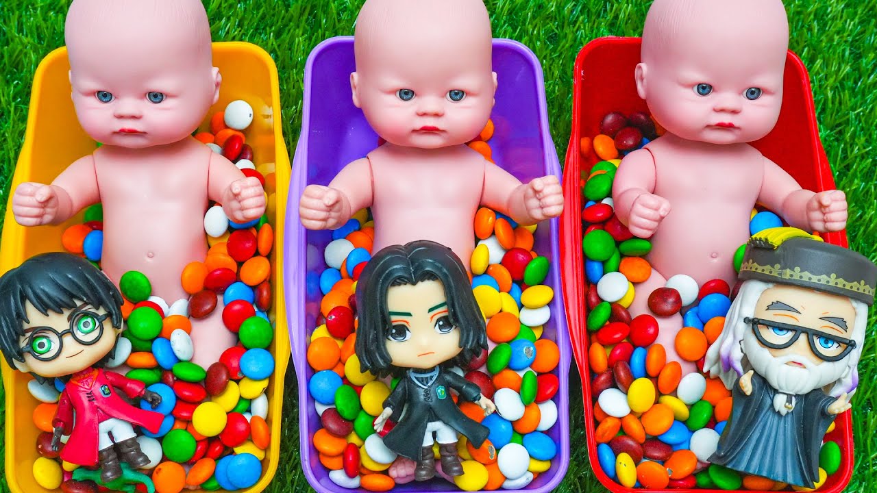 3 Rainbow Bathtubs. Endless M&Ms. Maximum Tingles 🌈🍫 Satisfying Slime ASMR