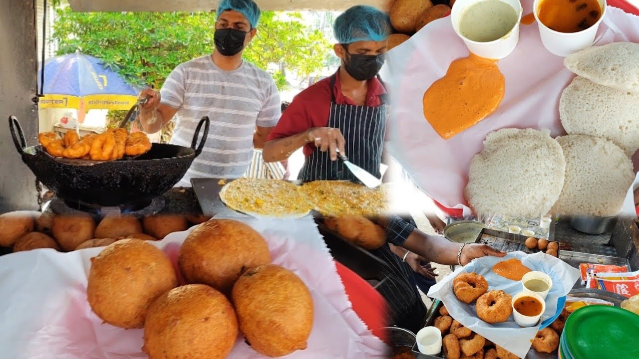 Early Morning🌞☕ South Indian Breakfast at Gulbarga You Must Try 