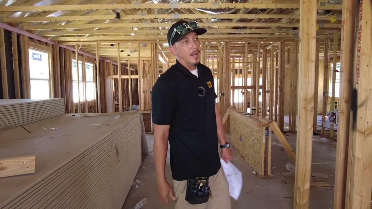 Pre Drywall walkthrough New Homes KB homes