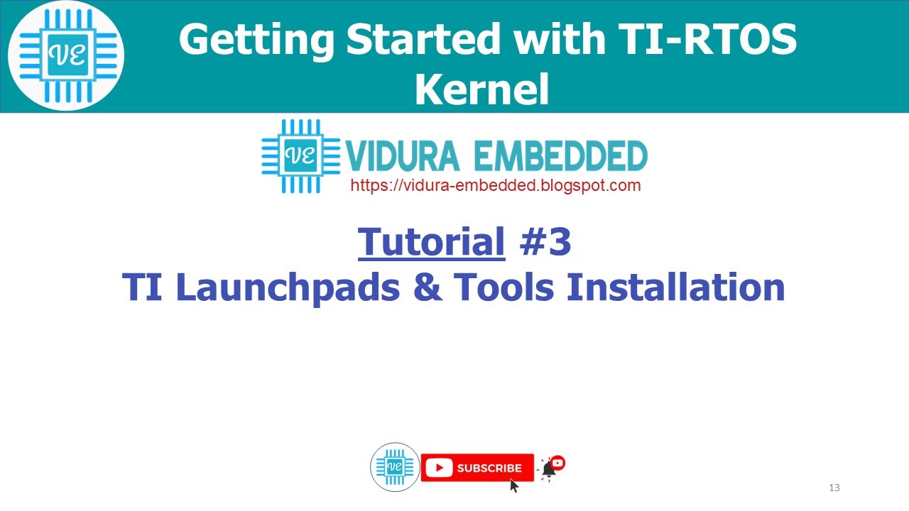 3.Installation of CCS and TI-RTOS tools - TIRTOS