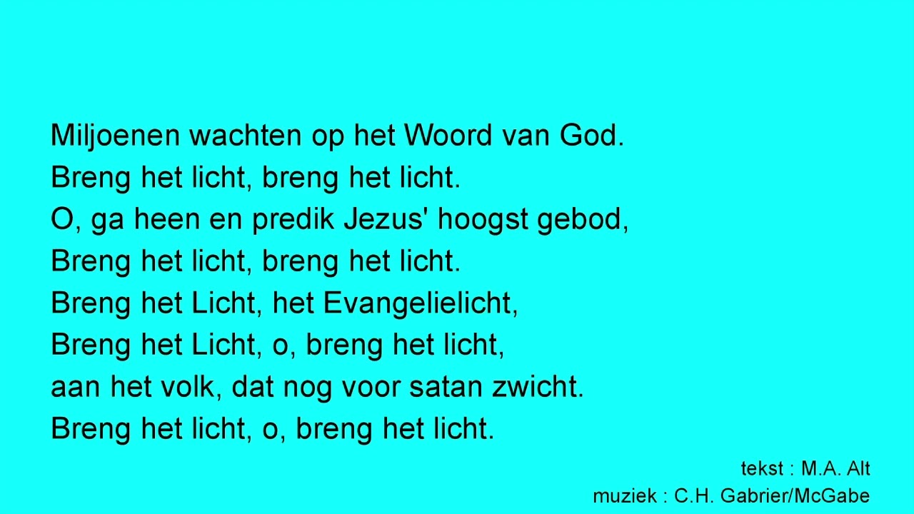 Breng het Licht GLK 132