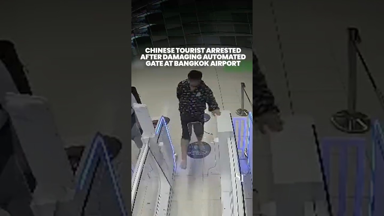 Chinese tourist arrested after damaging automated gate in Bangkok&rsquo;s Suvarnabhumi airport