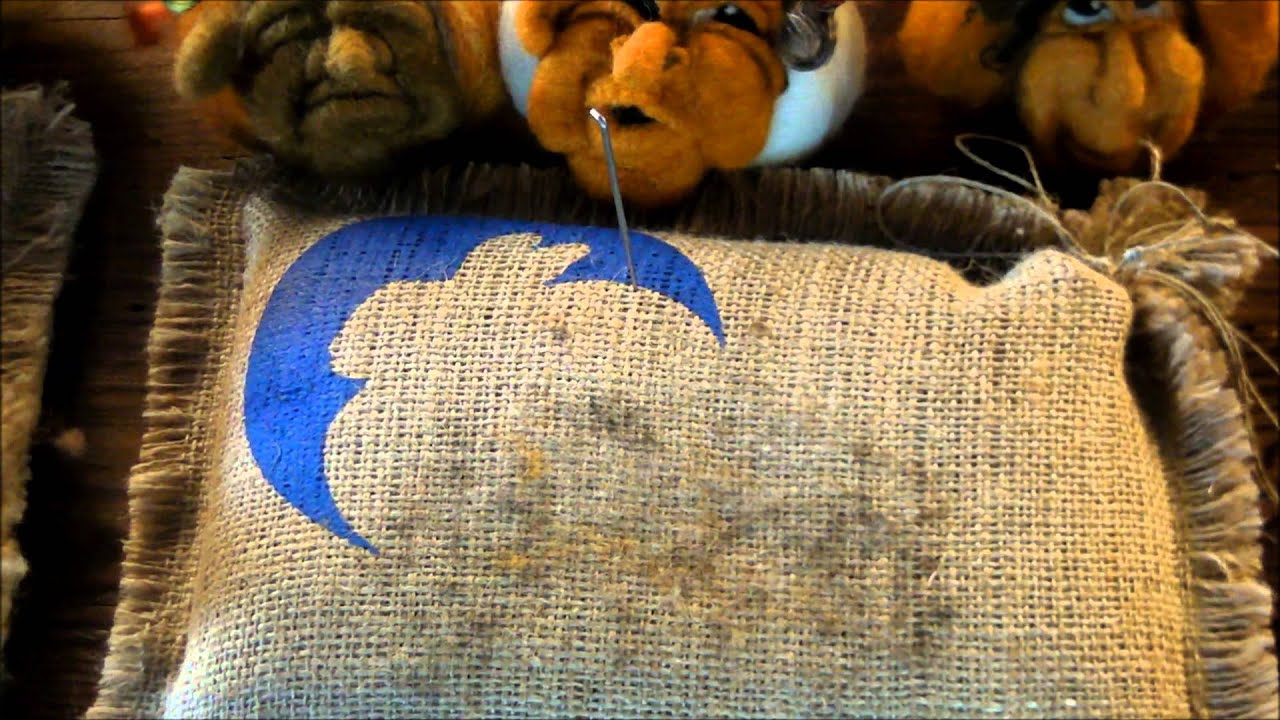 Needle Felted Pumpkin Tutorial 3: Finishing Details by Sarafina Fiber Art