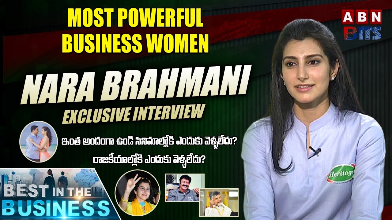 Nara Brahmani Interview | Heritage Executive Director Success Story | Best In the Business  ABN BITS