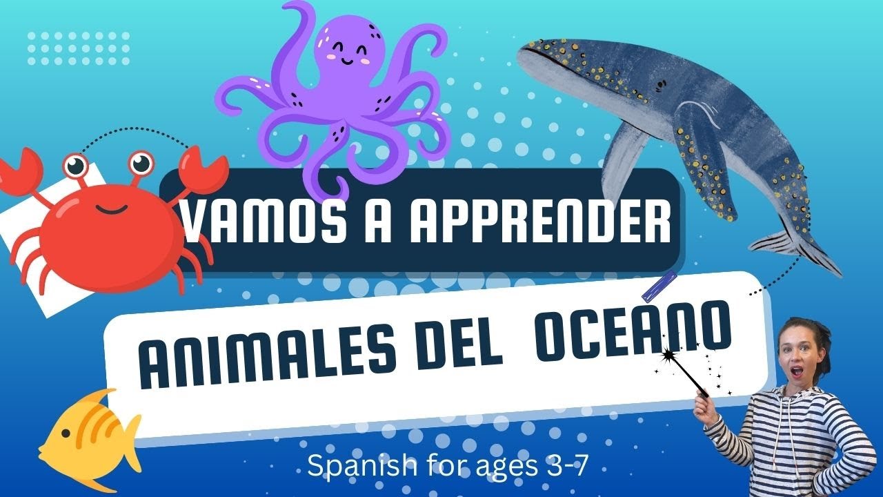 Spanish for Littles Learn All About Ocean Animals (Los animales del oceano)