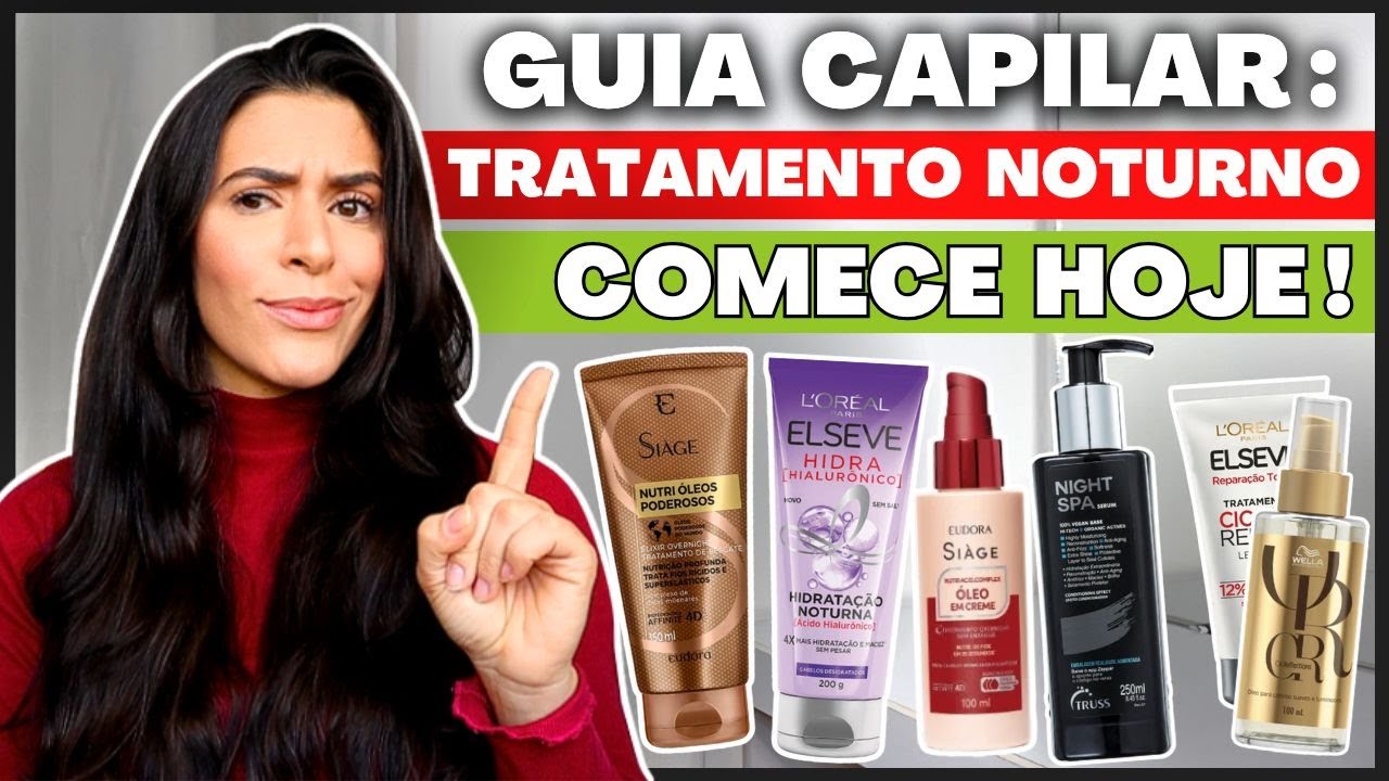 ISSO VAI MUDAR O SEU CABELO: Tudo sobre TRATAMENTO NOTURNO + Indica&ccedil;&atilde;o de produtos | Larisse Gama