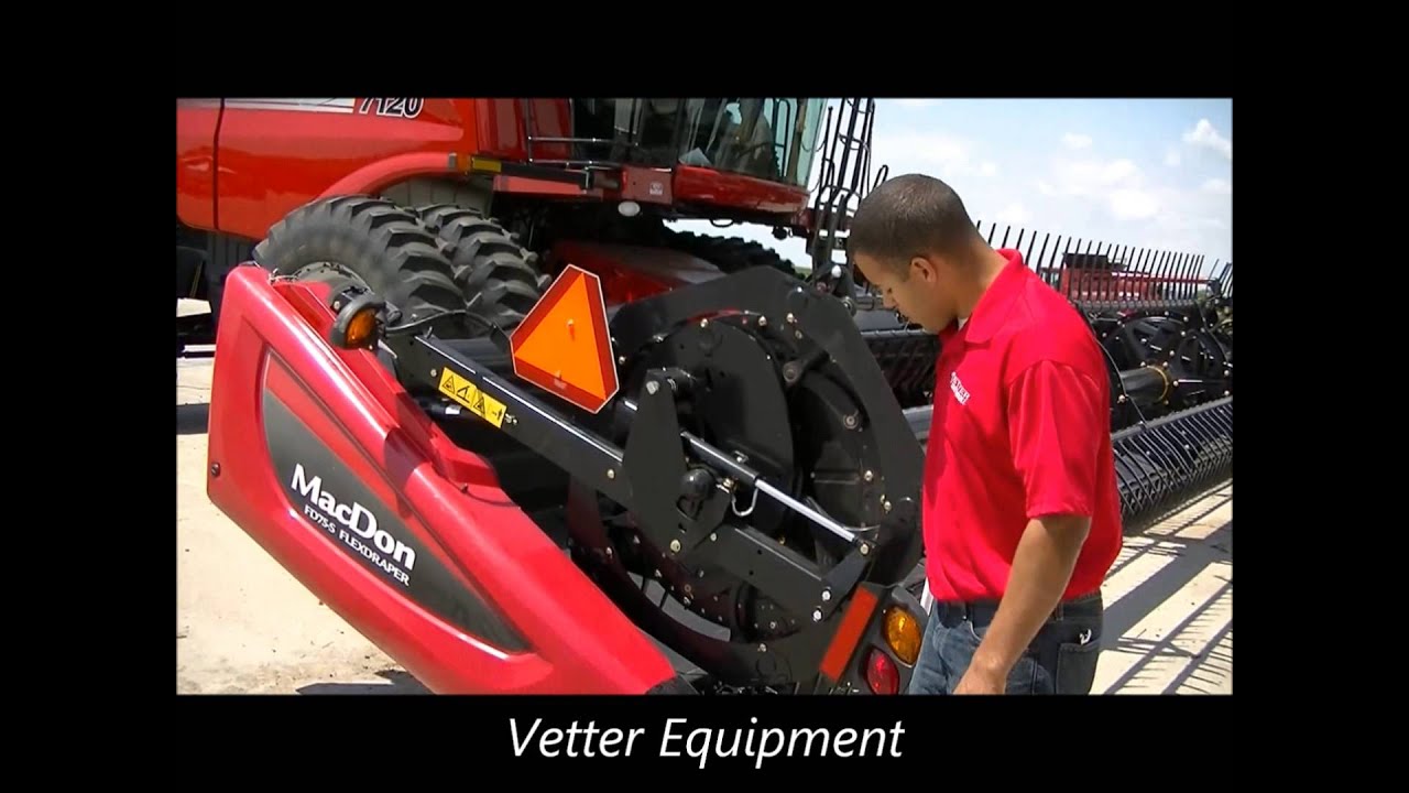 Vetter Equipment, MacDon, Floatation,Harvest