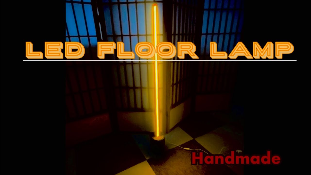 LEDフロアランプの製作