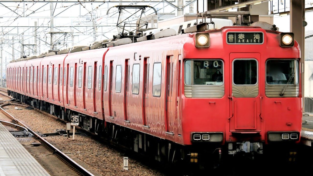 名鉄100系(界磁添加励磁制御車)の唸り＠地下鉄鶴舞線