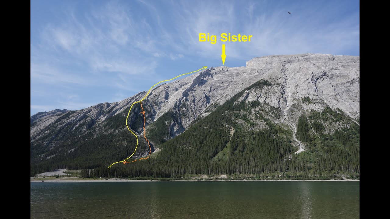 Big Sister (slab route + north extension) - Jul 9, 2021 - Canmore, Alberta