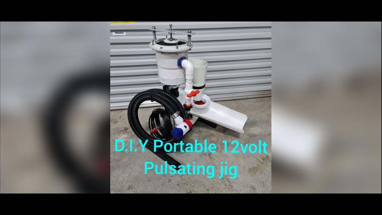 Sapphire, Gemstone, Jig, Pulsator, 12 volt portable jig all finished