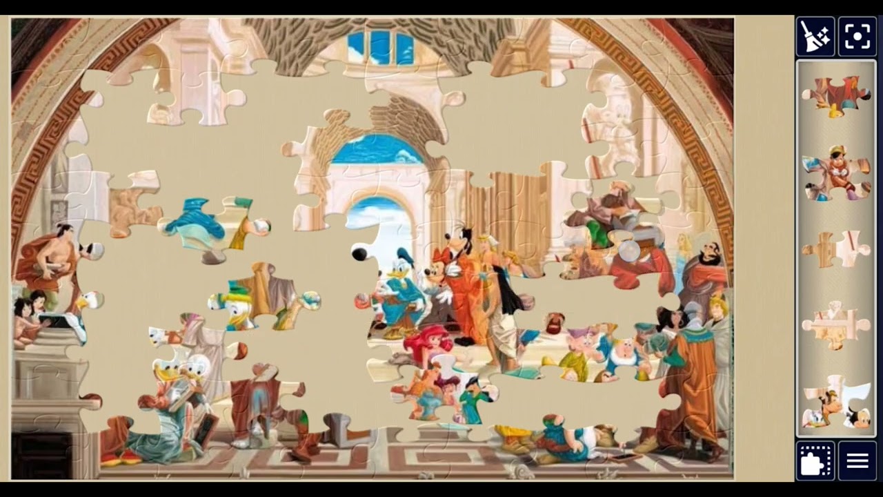 The School 🏫 🎒 of Disney! Iconic Art 🎭 ✨ Meets Disney Magic 🪄✨//🧩🧩 jigsawpuzzlejourney//🧩🧩