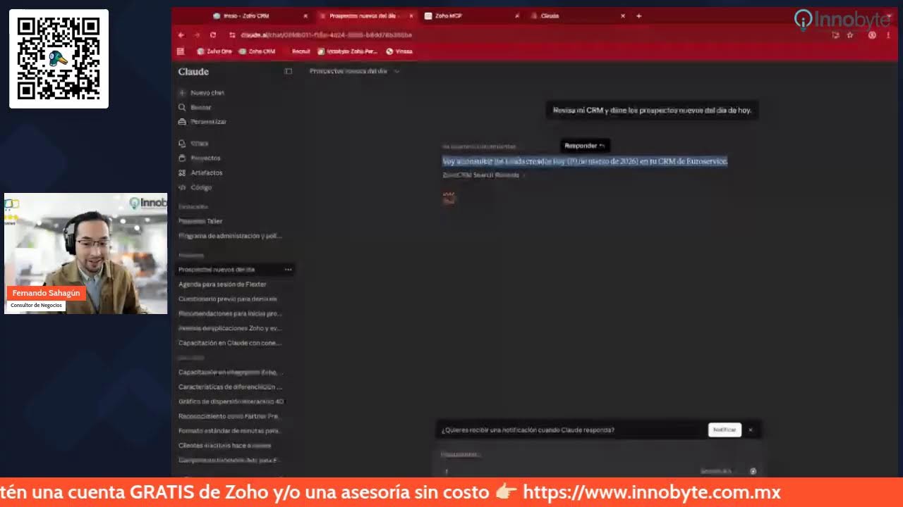 Cómo conectar tu Claude con Zoho CRM usando MCP