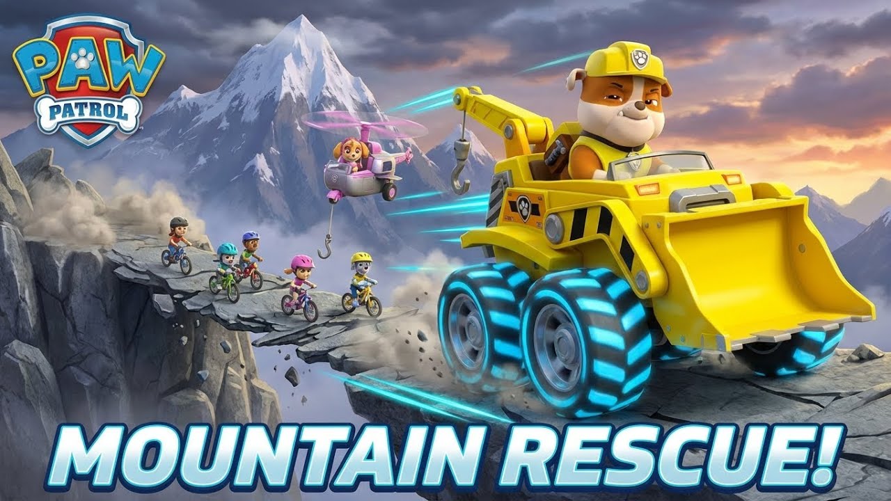 PAW Patrol: Pups Save the Slippery Shale Sprint! 🏔️🚲 | Rescue Wheels Mountain Mission & Rubble’s!